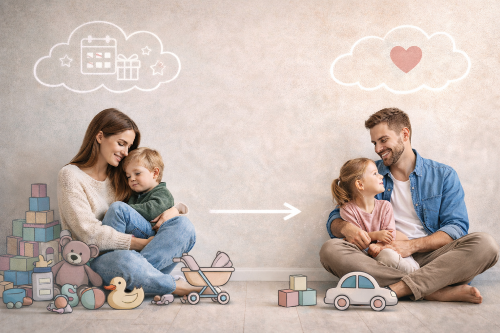 dzieci rodzice zmęczenie